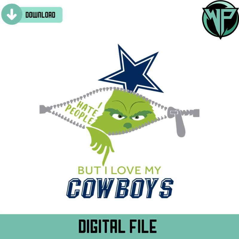 Grinch I Hate People But I Love My Cowboys Svg - Gossfi.com.jpg