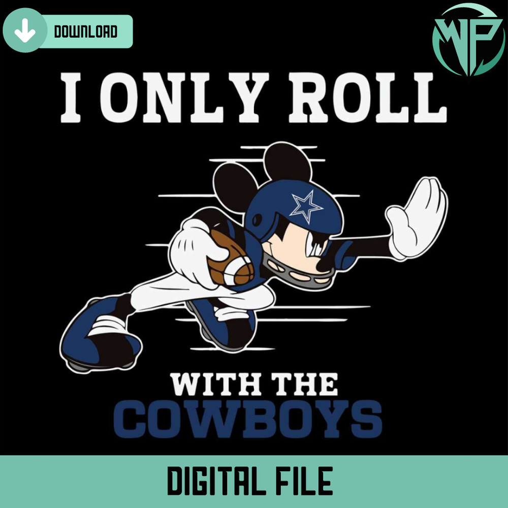 I Only Roll With The Cowboys Svg - Gossfi.com.jpg