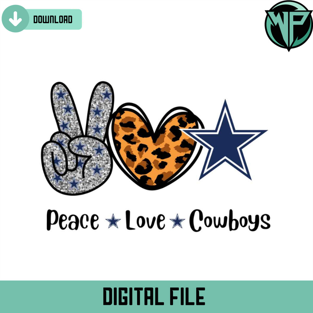 Peace Love Cowboys Svg Cricut Digital Download - Gossfi.com.jpg