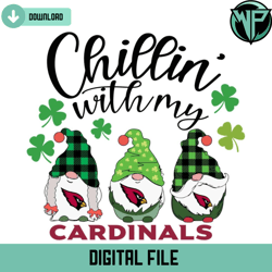 chillin with my cardinals svg cricut digital download