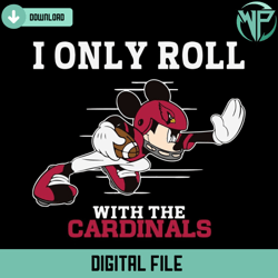 i only roll with the cardinals svg