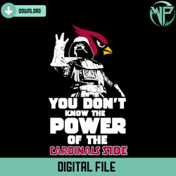 you dont know the power of the cardinals side svg