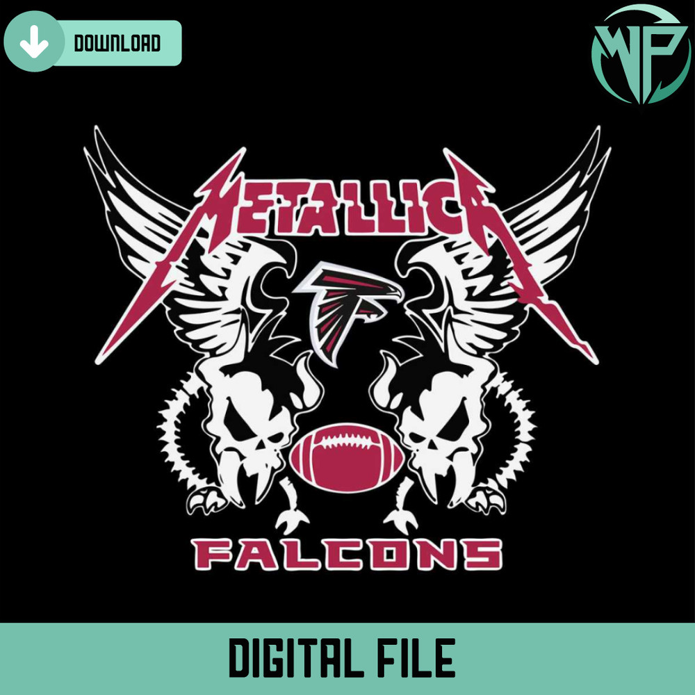 Metallica Falcons Football Svg Digital Download - Gossfi.com.jpg