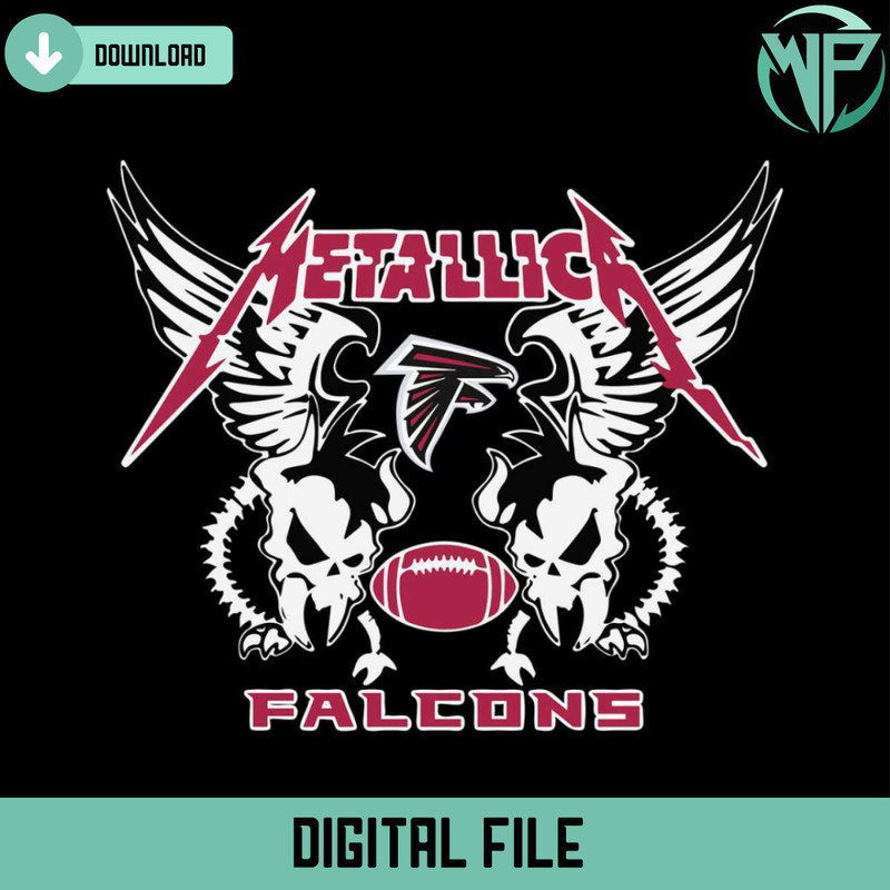 Metallica Falcons Football Svg Digital Download - Gossfi.com.jpg