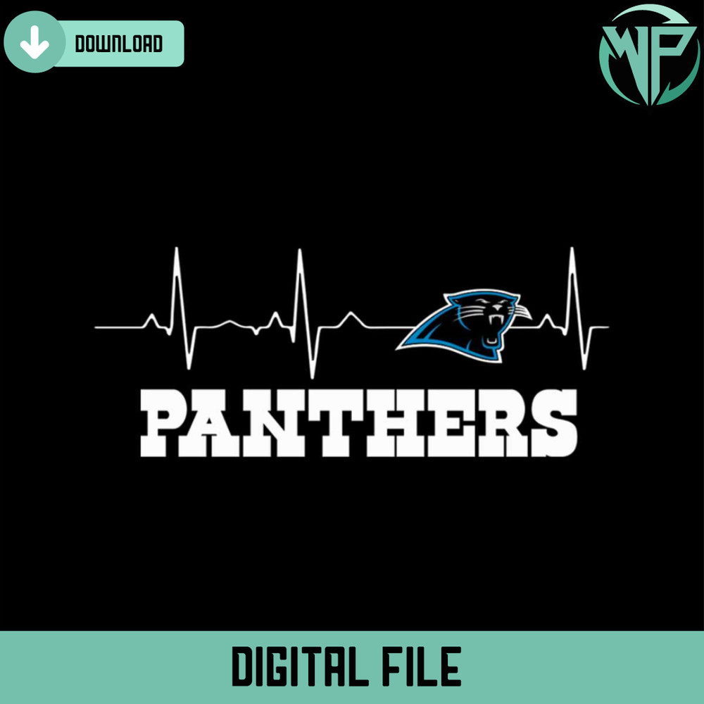 Heartbeat Panthers Svg Cricut Digital Download - Gossfi.com.jpg