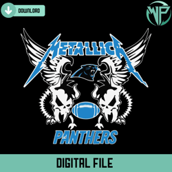 metallica panthers svg digital download