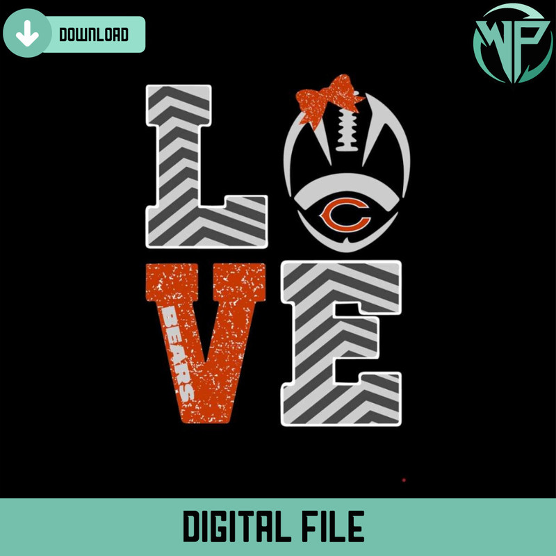 Love Bears Football Svg Digital Download - Gossfi.com.jpg