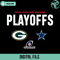 Super Wild Card Weekend Playoff Packers VS Cowboys Svg - Gossfi.com.jpg