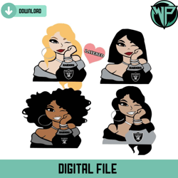 raider girl svg digital download