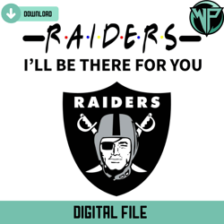 raiders i will be there for you svg