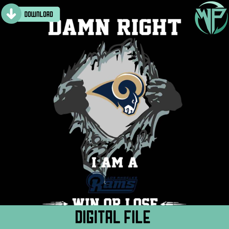 Damn Right I Am A Rams Win Or Lose Svg - Gossfi.com.jpg