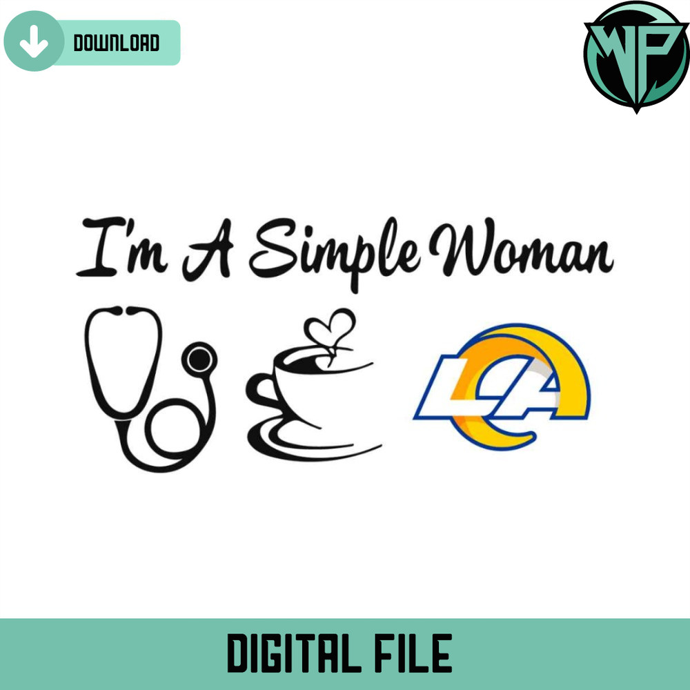 I Am A Simple Woman Rams Svg Digital Download - Gossfi.com.jpg