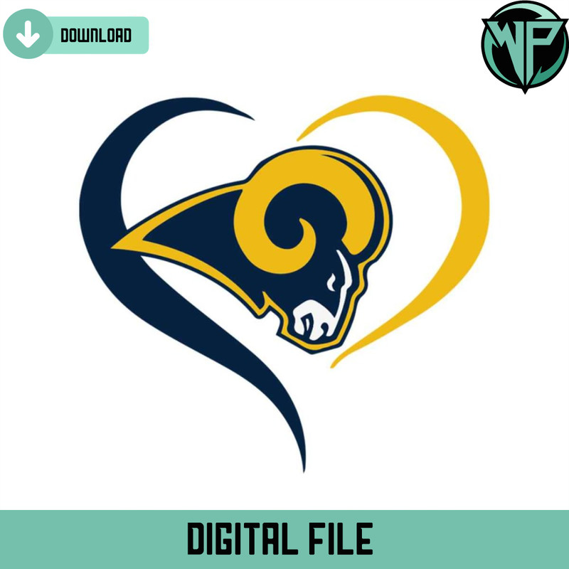 Los Angles Rams Heart Svg Cricut Digital Download - Gossfi.com.jpg