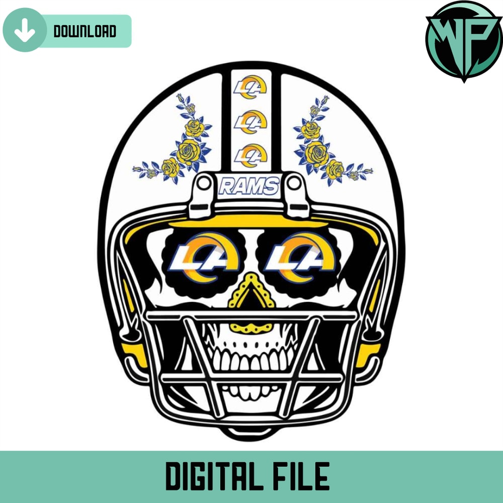 Sugar Skull Rams Helmet Svg Digital Download - Gossfi.com.jpg