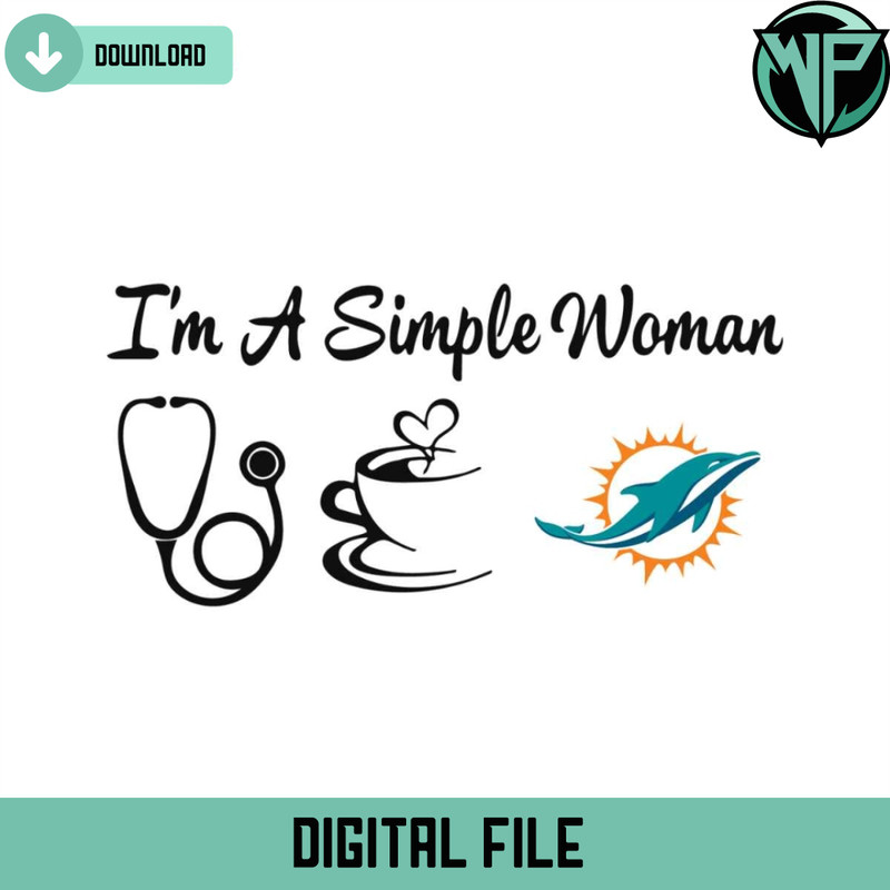 I Am A Simple Woman Dolphin Svg Digital Download - Gossfi.com.jpg