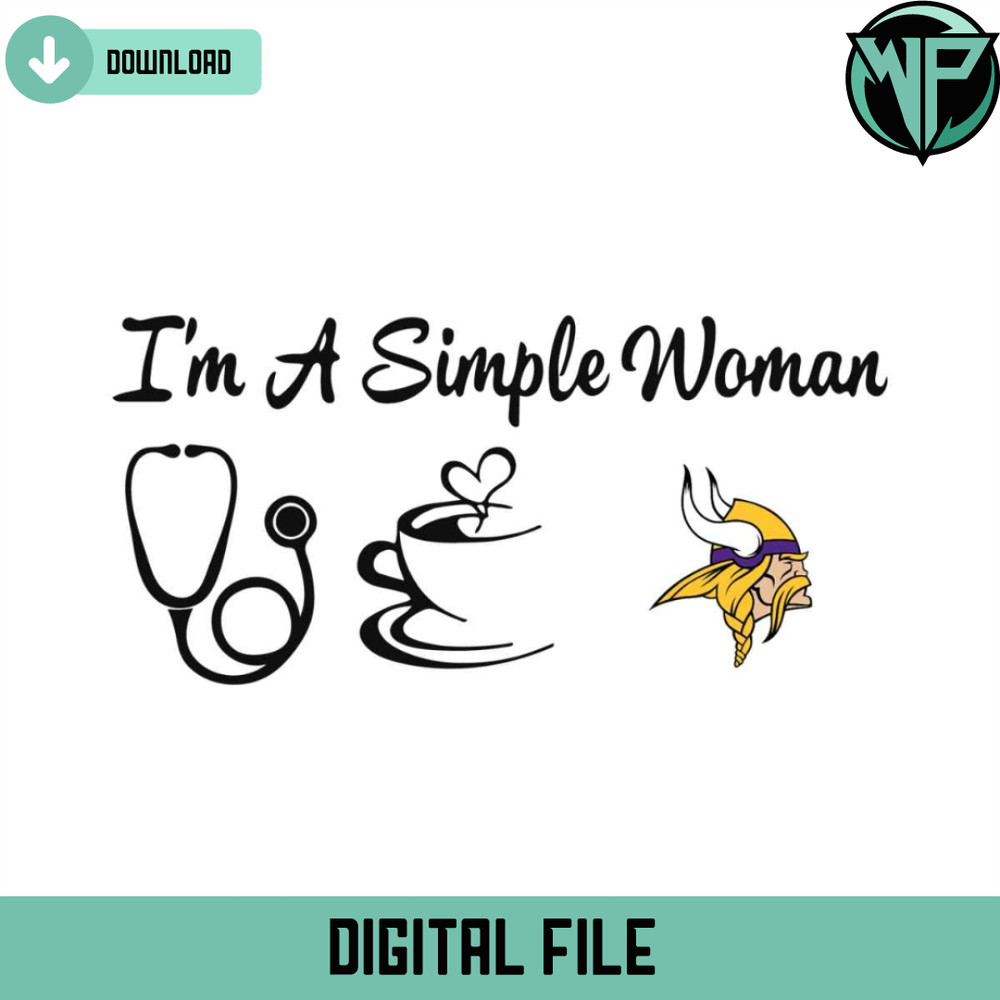 I Am A Simple Woman Vikings Svg Digital Download - Gossfi.com.jpg