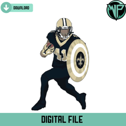 alvin kamara football player saints svg