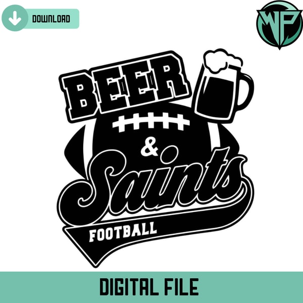 Beer Saints Football Svg Digital Download - Gossfi.com.jpg