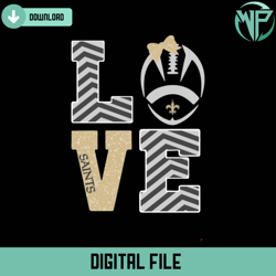 love saints football svg digital download