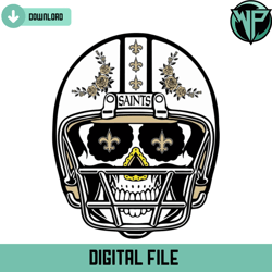 sugar skull saints helmet svg digital download