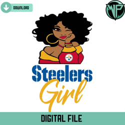 logo steelers girl svg digital download