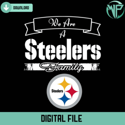 we are a steelers family svg digital download