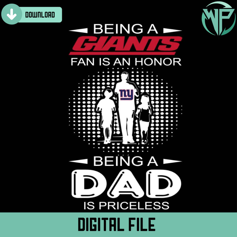 Being A Giants Fan Is An Honor Being A Dad Is Priceless Svg - Gossfi.com.jpg