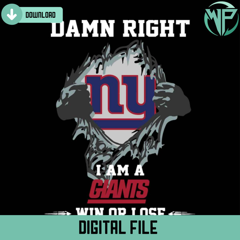 Damn Right I Am A Giants Win Or Lose Svg - Gossfi.com.jpg