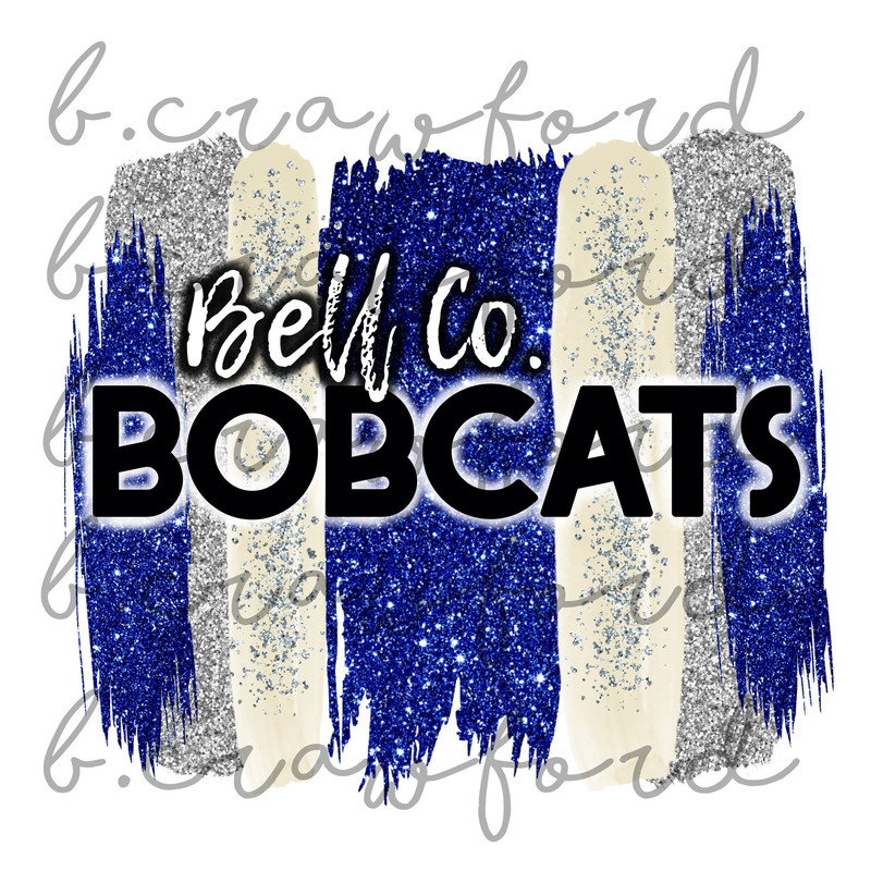 Bell County Bobcats Paint Strokes Sublimation Design - 300 DPI.jpg