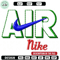 Air nike logo embroidery design, Sport Embroidery, Logo design, Embroidered shirt, Nike design, digital download.jpg
