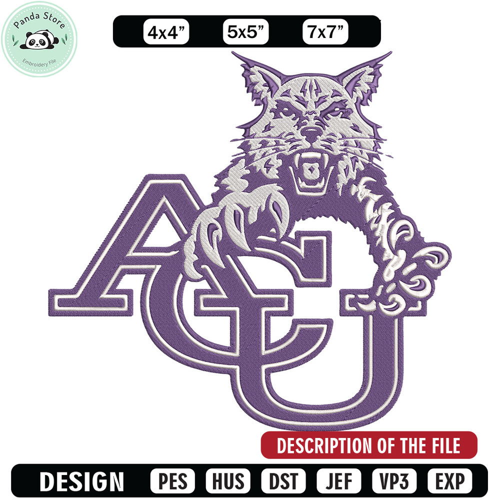 Abilene Christian logo embroidery design, NCAA embroidery, Sport embroidery,Logo sport embroidery,Embroidery design.jpg