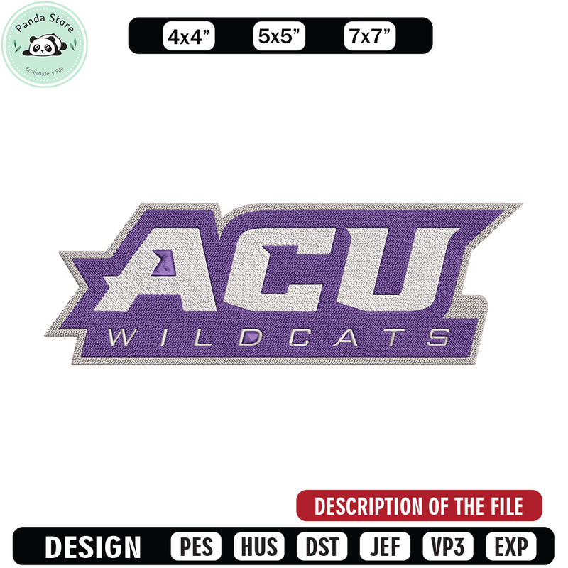 Abilene Christian logo embroidery design, Sport embroidery, logo sport embroidery, Embroidery design,NCAA embroidery.jpg