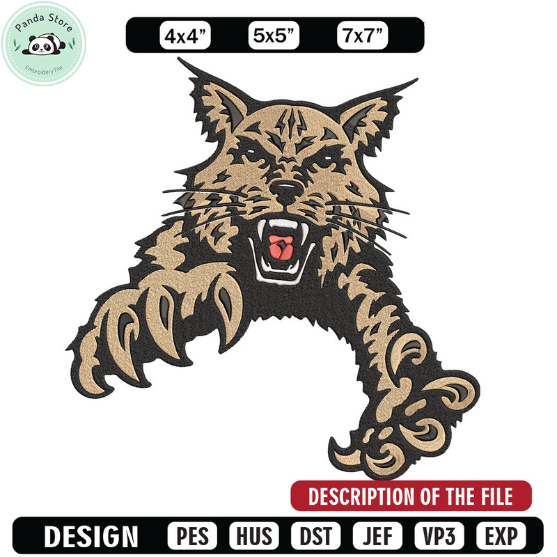 Abilene Christian mascot embroidery design, NCAA embroidery, Embroidery design, Logo sport embroiderySport embroidery.jpg