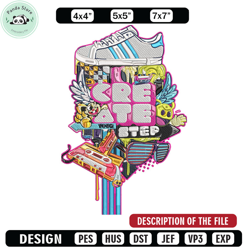 Adidas art Embroidery Design, Adidas Embroidery, Embroidery File, Anime Embroidery, Anime shirt, Digital download.jpg