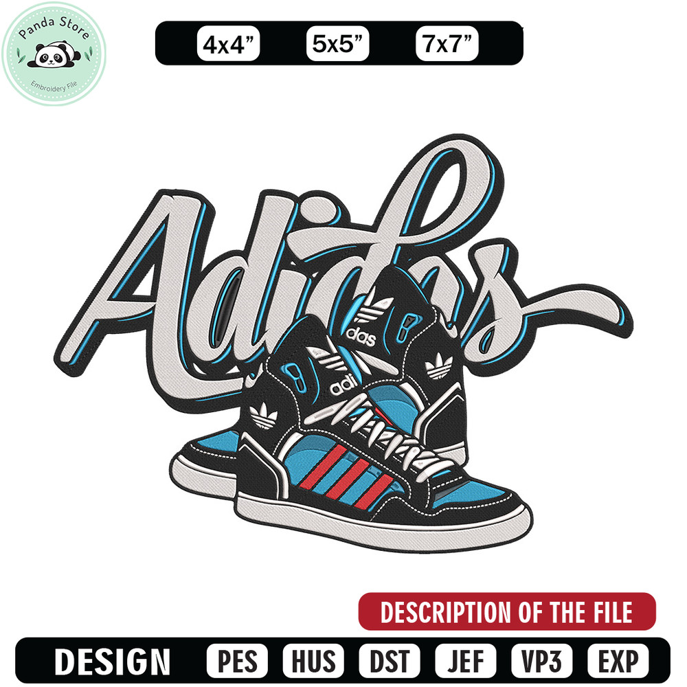 Adidas logo Embroidery Design, Rugrats Embroidery, Embroidery File, Anime Embroidery, Adidas shirt, Digital download.jpg