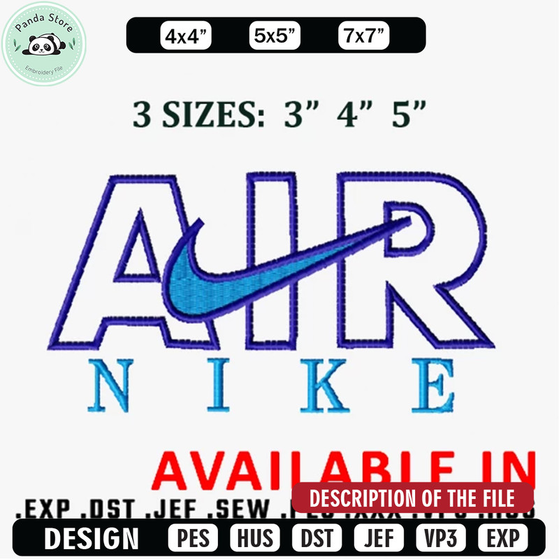 Air nike embroidery design, Brand design, Embroidered shirt, Brand shirt, Brand Embroidery, digital download.jpg