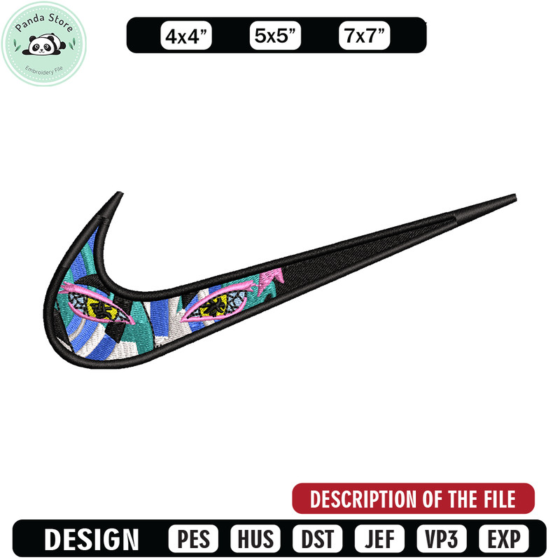 Akaza eyes nike embroidery design, Kimetsu no Yaiba embroidery, nike design, Logo shirt, anime shirt, digital download.jpg