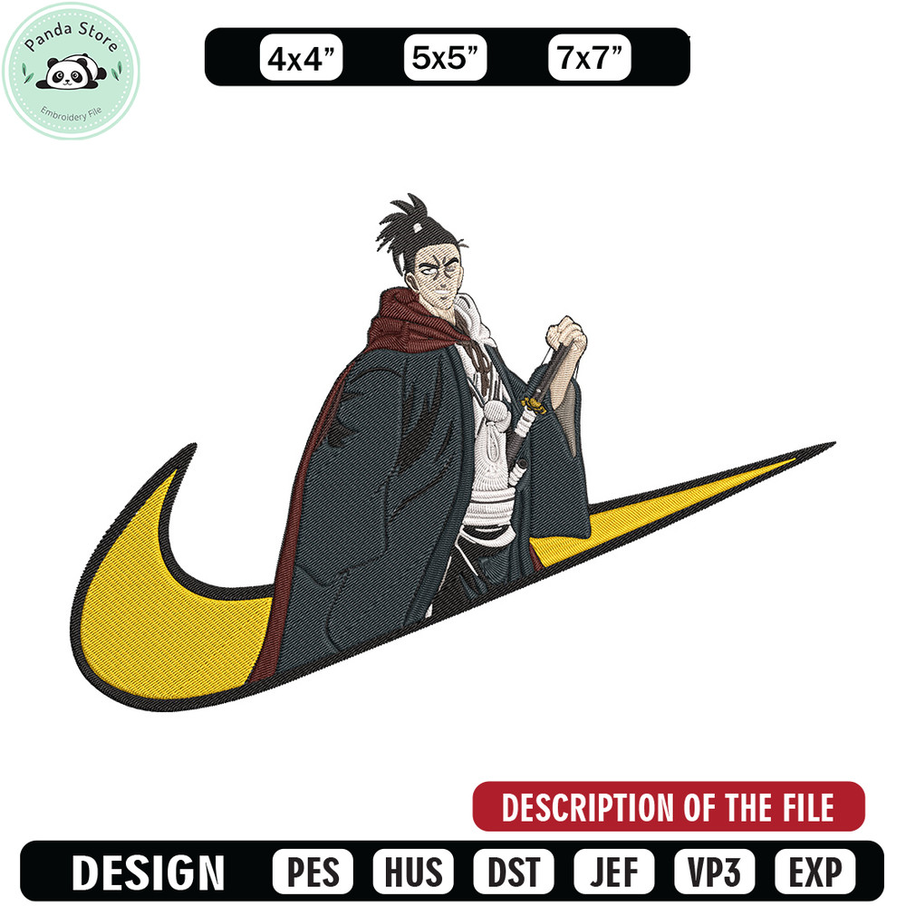 Atomic Embroidery Design, One punch man Embroidery, Embroidery File, Anime Embroidery, Nike shirt, Digital download.jpg