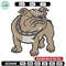 Azalea Bulldogs logo embroidery design, Football embroidery, Sport embroidery, logo sport embroidery,Embroidery design.jpg
