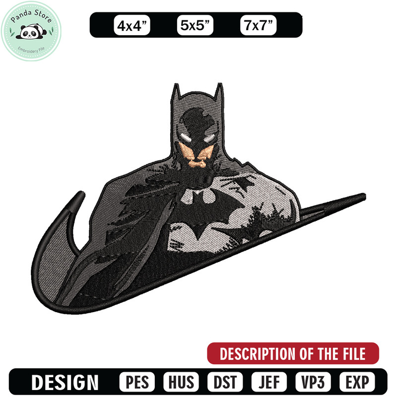 Batman Nike Logo embroidery design, Batman nike embroidery, Nike design, Logo shirt, movie shirt, digital download.jpg