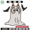 Bingo Ghost Halloween Embroidery design, Halloween Embroidery, cartoon design, Embroidery File, Digital download.jpg