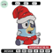 Bluey baby Embroidery Design, Bluey Embroidery, Embroidery File, Chrismas Embroidery,Anime shirt, Digital download.jpg