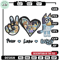 Bluey Peace Love bandit Embroidery design, Bluey cartoon Embroidery, cartoon design, Embroidery File, Digital download.jpg