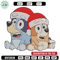 Bluey x Bingo Embroidery Design, Bluey Embroidery, Embroidery File, Chrismas Embroidery, Anime shirt, Digital download.jpg