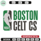 Boston Celtics logo embroidery design, NBA embroidery, Sport embroidery, Logo sport embroidery, Embroidery design 1.jpg