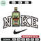 Bottle x nike logo embroidery design, Nike embroidery, Embroidery file, Embroidery shirt, Nike design, Digital download.jpg
