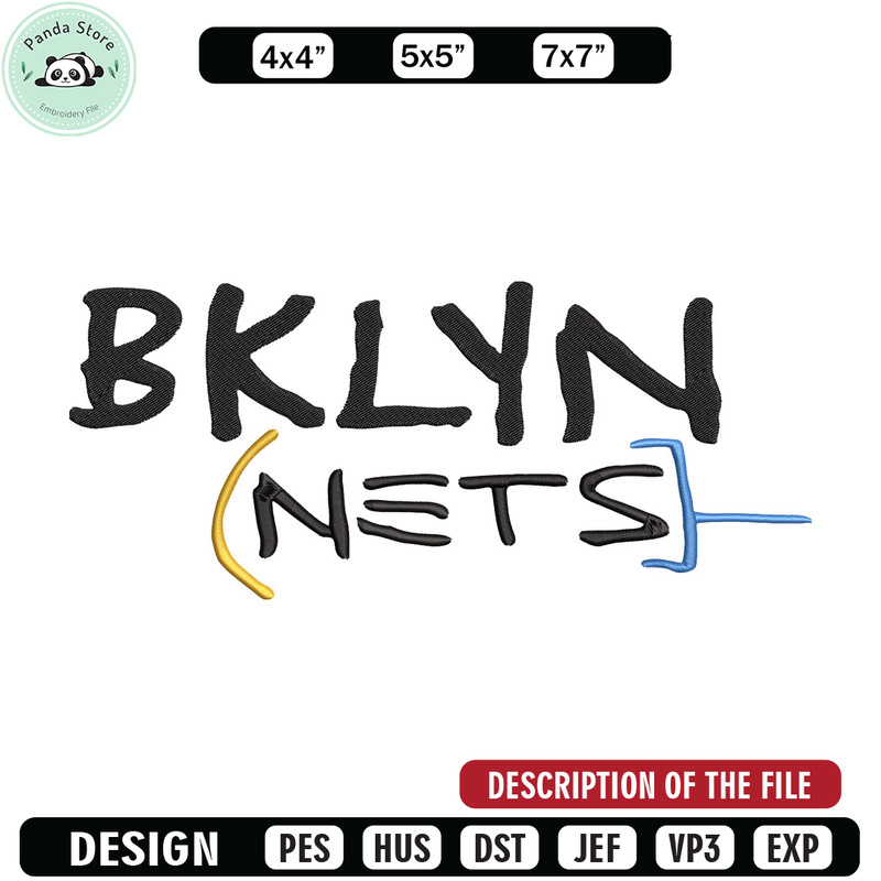 Brooklyn Nets logo embroidery design, NBA embroidery,Sport embroidery, Logo sport embroidery, Embroidery design.jpg
