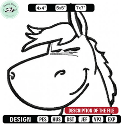 caballito machine embroidery design, brand design, embroidered shirt, brand shirt, brand embroidery, digital download