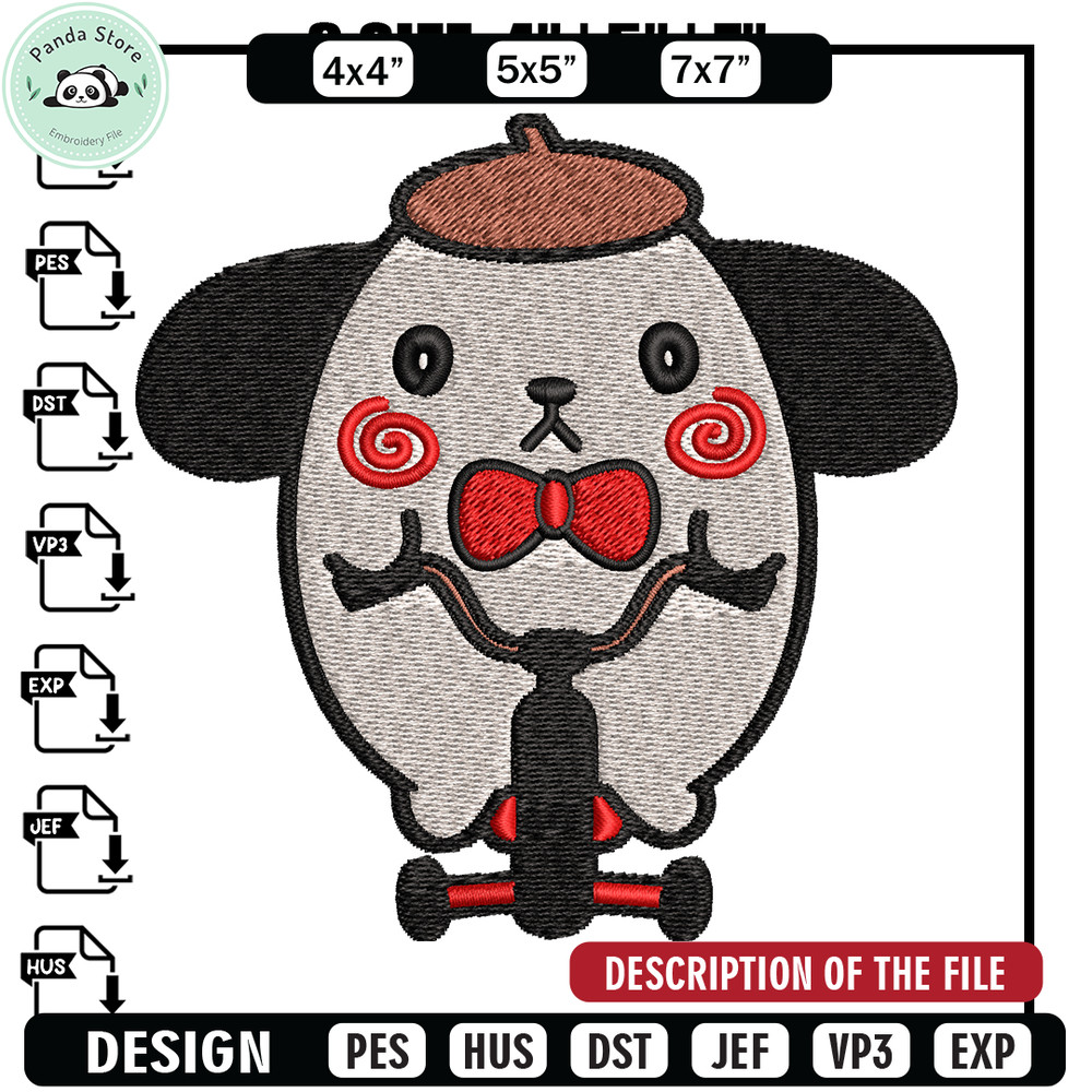 Cartoon cute Embroidery design, Cartoon cute Embroidery, cartoon design, Embroidery File, Instant download.jpg