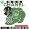 Chanel green girl Embroidery Design, Chanel Embroidery, Brand Embroidery, Embroidery File, Logo shirt, Digital download.jpg